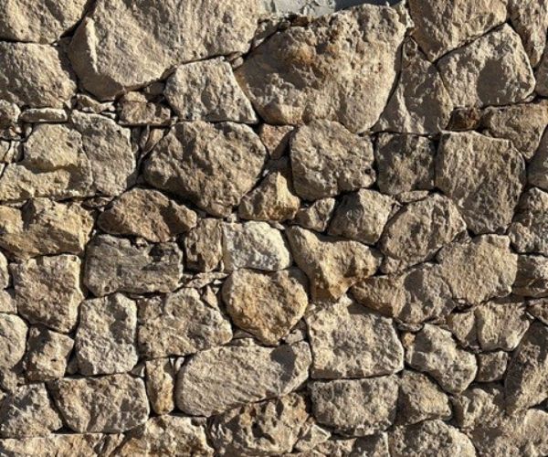 Zoom sur un parement mural en pierre naturelle – NATB
